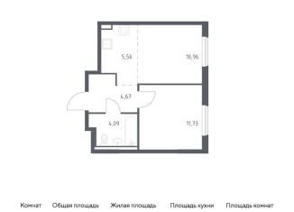 Продам 1-комнатную квартиру, 37 м2, Московская область, 1-й Стрелковый переулок, 1