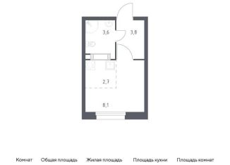 Продается квартира студия, 18 м2, Москва, проспект Куприна, 30к9