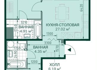 Продажа двухкомнатной квартиры, 75.2 м2, Санкт-Петербург, Магнитогорская улица, 5к3