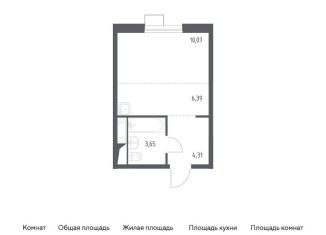 Продам квартиру студию, 24.4 м2, дачный посёлок Кокошкино, улица Стожарова, 7