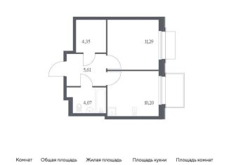Продается однокомнатная квартира, 35.5 м2, поселение Кокошкино, жилой комплекс Новое Внуково, к31