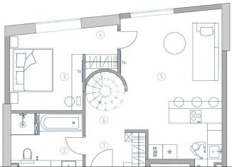 Продажа 1-ком. квартиры, 52.3 м2, Москва, станция Москва-Товарная, улица Крузенштерна, 6