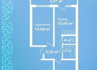 1-комнатная квартира на продажу, 51.5 м2, Кировск