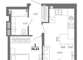 Продажа однокомнатной квартиры, 36.5 м2, Рязанская область, 5-й Новый проезд