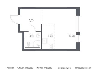 Продается квартира студия, 27.3 м2, поселение Филимонковское, жилой комплекс Квартал Марьино, к4