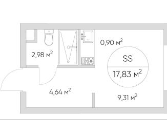 Продам квартиру студию, 17 м2, Москва, Нижегородский район