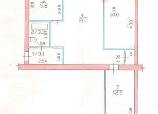 Продажа 3-ком. квартиры, 55 м2, Михайловка, улица Обороны, 40