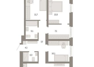 Продажа 3-комнатной квартиры, 87.3 м2, Москва, ВАО