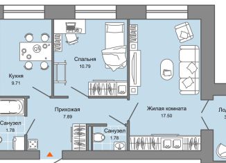Продажа 2-ком. квартиры, 54 м2, Кировская область