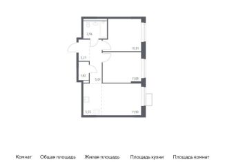 2-ком. квартира на продажу, 52.4 м2, Видное, Советская площадь