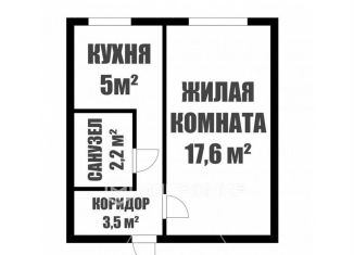 Продается 1-комнатная квартира, 28.3 м2, Киров, улица Свободы, 23, Первомайский район