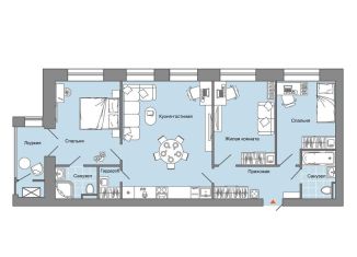 Продажа 3-ком. квартиры, 84 м2, село Первомайский, улица Строителя Николая Шишкина, 11к1