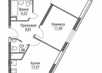 Продается трехкомнатная квартира, 83.1 м2, посёлок Красный Бор