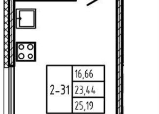 Продается квартира студия, 23.4 м2, Сертолово