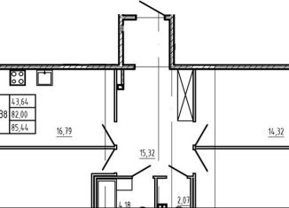 3-ком. квартира на продажу, 82 м2, Сертолово