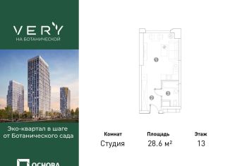 Продается квартира студия, 28.6 м2, Москва, метро Петровско-Разумовская, Ботаническая улица, 29к1