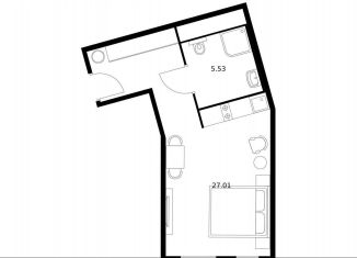 Продаю квартиру студию, 32.5 м2, Санкт-Петербург, проспект Энергетиков, 6