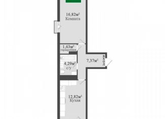 1-ком. квартира на продажу, 47.5 м2, Феодосия