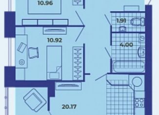 Продаю 2-комнатную квартиру, 67.1 м2, Брянск, улица имени О.С. Визнюка, 8