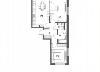 Продам 3-комнатную квартиру, 61.7 м2, Москва, район Метрогородок, Тагильская улица, 2к1