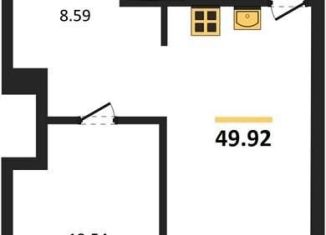 Продается однокомнатная квартира, 49.9 м2, Воронеж, Коминтерновский район