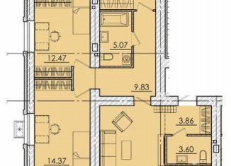 Продаю 4-ком. квартиру, 98.6 м2, Пенза, улица Герцена, с106