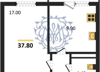 Продам однокомнатную квартиру, 37.8 м2, село Мирное