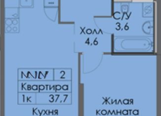 Продажа 1-комнатной квартиры, 37.2 м2, Москва, ЖК Новое Очаково, к1.2