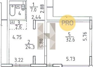 Продам 2-комнатную квартиру, 75.9 м2, Новосибирск, метро Гагаринская, Красный проспект, 104