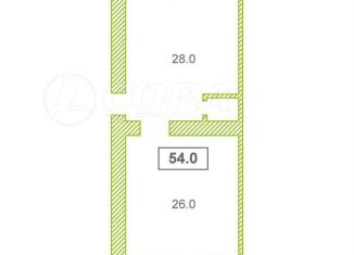 Продажа торговой площади, 53.8 м2, Тюмень, улица Московский Тракт, 132, Калининский округ