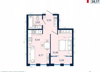 Продаю 1-комнатную квартиру, 38.2 м2, Екатеринбург, метро Геологическая