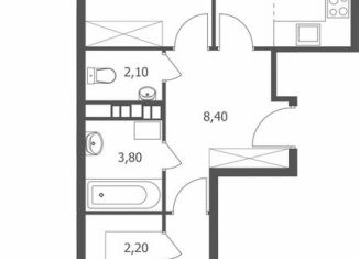 Продажа двухкомнатной квартиры, 57 м2, Ярославль, Кировский район, Большая Октябрьская улица, 85