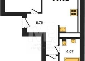 Продается 2-ком. квартира, 55.8 м2, Калининград