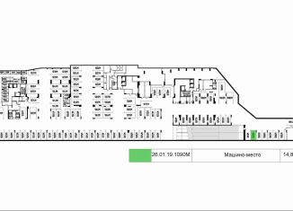 Продам машиноместо, 14 м2, Москва, станция Москва-Товарная, улица Крузенштерна, 7