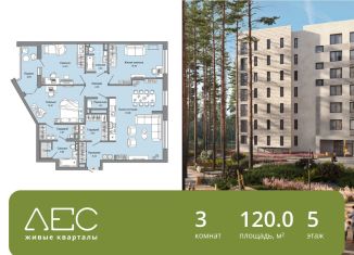 Продается 3-ком. квартира, 120 м2, Екатеринбург, метро Чкаловская