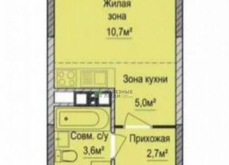 Продаю квартиру студию, 22 м2, Удмуртия, улица Новаторов, 1