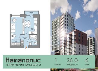 Продается 1-ком. квартира, 36 м2, Пермский край