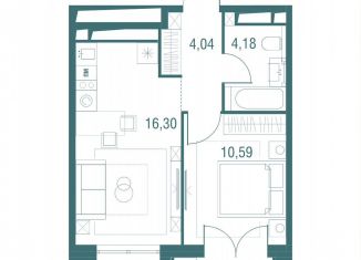 1-ком. квартира на продажу, 36 м2, Одинцово