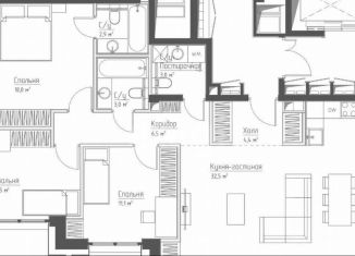 Продается 4-комнатная квартира, 92.9 м2, Москва, метро Серпуховская, Дубининская улица, 59А