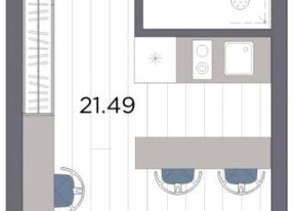 Продается квартира студия, 24.2 м2, Санкт-Петербург, Магнитогорская улица, 51литЗ, метро Новочеркасская