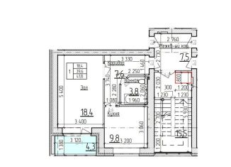 Продажа 1-ком. квартиры, 41.8 м2, Москва, район Левобережный, Фестивальная улица, 2