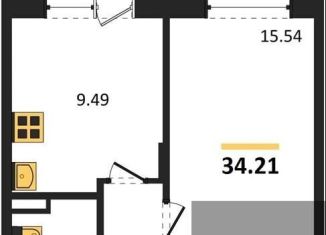 Продается 1-ком. квартира, 34.2 м2, Воронеж, Острогожская улица, 164, Советский район