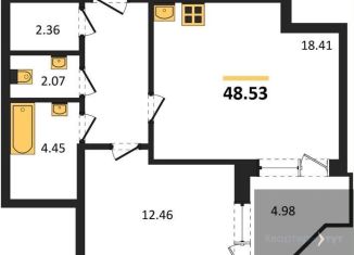 Продам 1-ком. квартиру, 48.5 м2, Воронеж, Острогожская улица, 164, Советский район