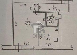 Продается однокомнатная квартира, 31 м2, Уфа, улица Конституции, 4А