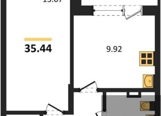 1-ком. квартира на продажу, 35.4 м2, Воронеж, Центральный район