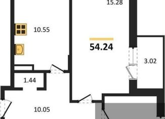 Продаю 2-ком. квартиру, 54.2 м2, Воронеж, Острогожская улица, 164, Советский район