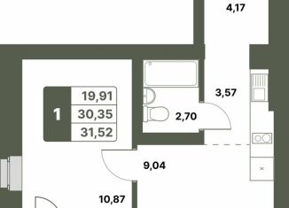 Продажа однокомнатной квартиры, 31.5 м2, Республика Башкортостан