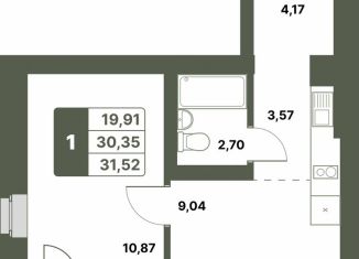 Продаю 1-комнатную квартиру, 31.5 м2, Республика Башкортостан