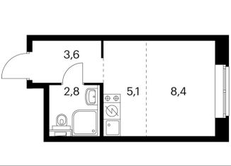 Продается квартира студия, 19.6 м2, Екатеринбург, метро Динамо, ЖК Космонавтов 11, 4.2