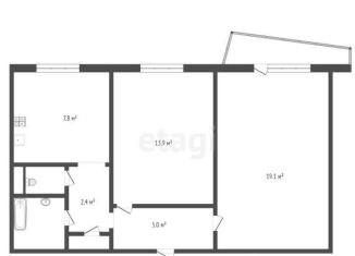 Сдается в аренду 2-ком. квартира, 56 м2, Новосибирск, улица Курчатова, 5, Калининский район